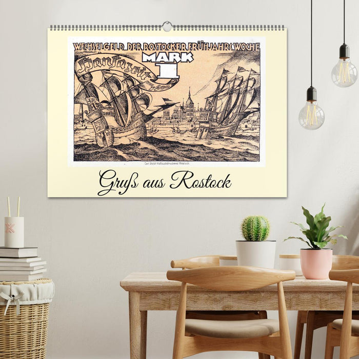 Gruß aus Rostock (CALVENDO Wandkalender 2026)