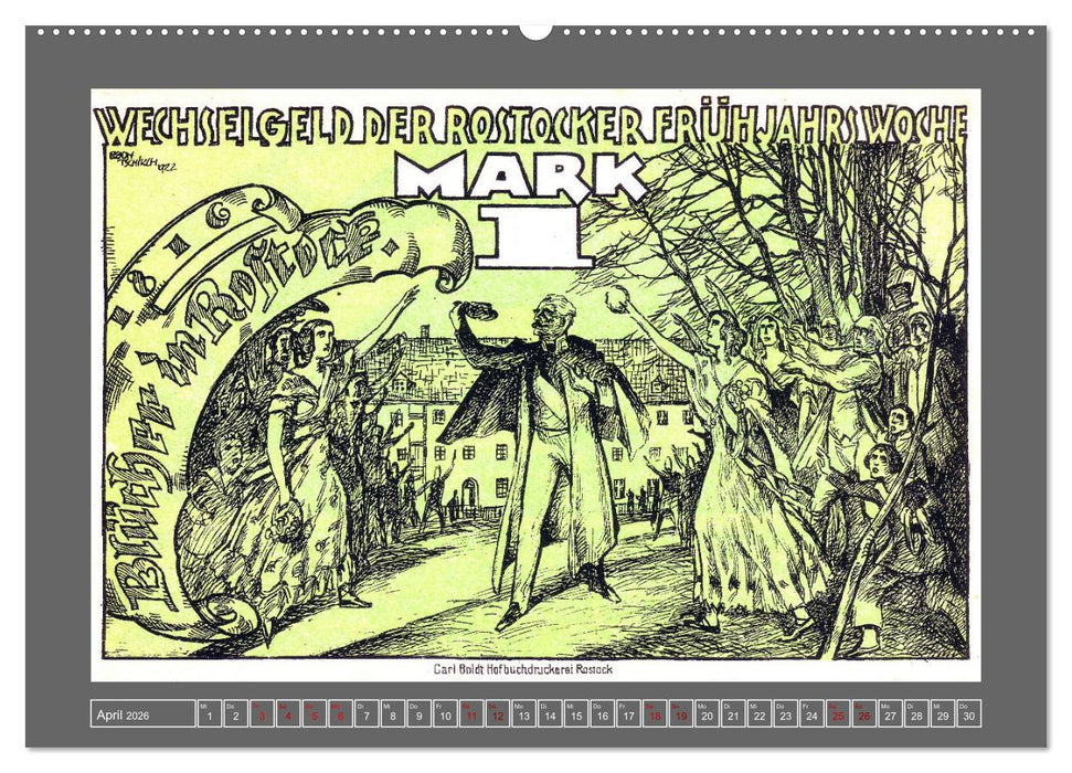 Gruß aus Rostock (CALVENDO Wandkalender 2026)