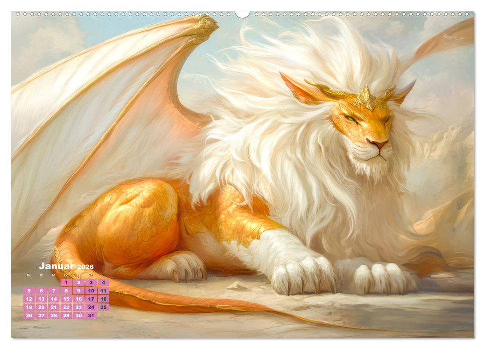 Fantasie ist Trumpf - Ein Blick in eine Fantasiewelt (CALVENDO Wandkalender 2026)