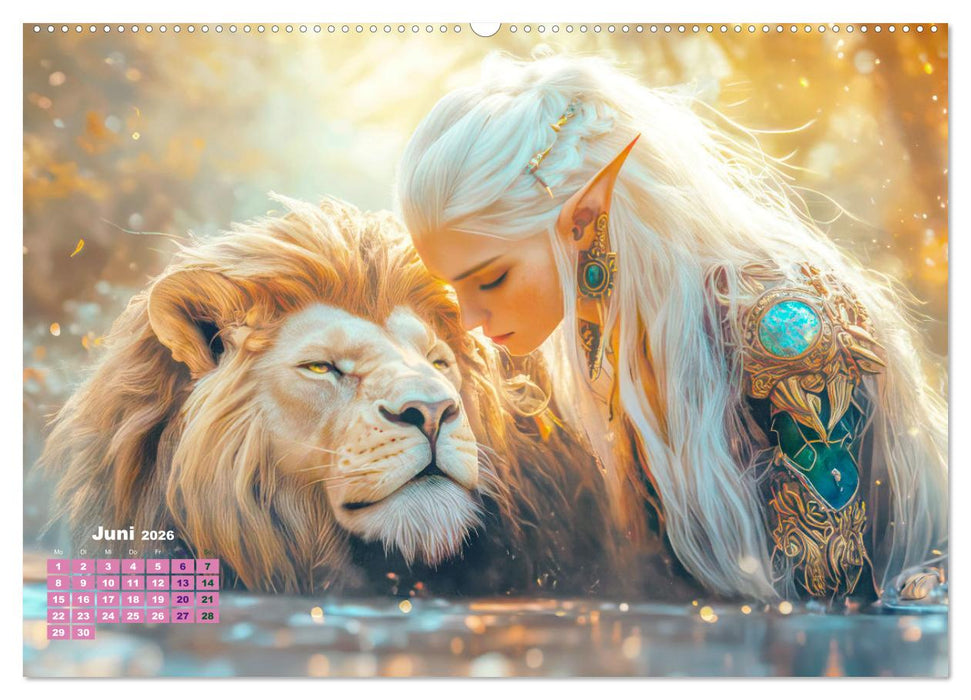 Fantasie ist Trumpf - Ein Blick in eine Fantasiewelt (CALVENDO Wandkalender 2026)