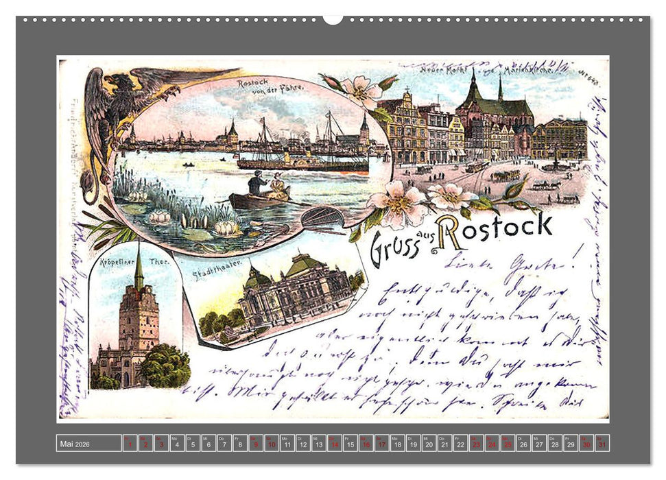 Gruß aus Rostock (CALVENDO Premium Wandkalender 2026)