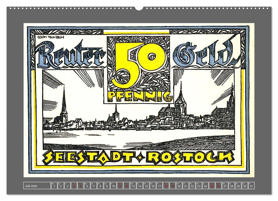 Gruß aus Rostock (CALVENDO Premium Wandkalender 2026)