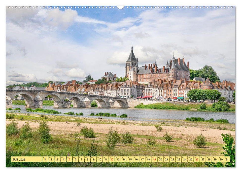 Châteaux. Im Tal der Loire (CALVENDO Premium Wandkalender 2026)