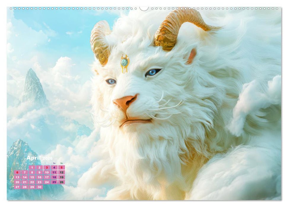 Fantasie ist Trumpf - Ein Blick in eine Fantasiewelt (CALVENDO Premium Wandkalender 2026)