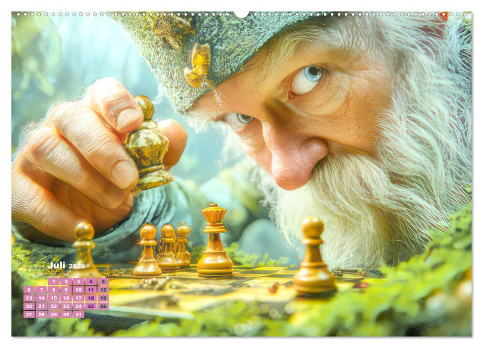 Fantasie ist Trumpf - Ein Blick in eine Fantasiewelt (CALVENDO Premium Wandkalender 2026)