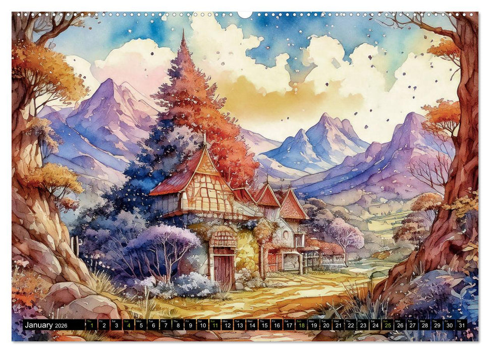 Visions of a Fairytale World (CALVENDO Premium-Calendar 2026)