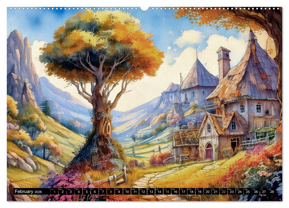 Visions of a Fairytale World (CALVENDO Premium-Calendar 2026)