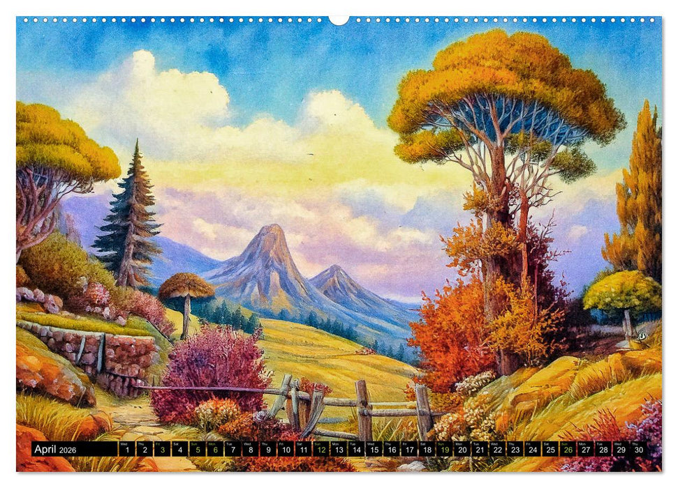 Visions of a Fairytale World (CALVENDO Premium-Calendar 2026)
