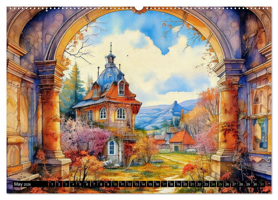 Visions of a Fairytale World (CALVENDO Premium-Calendar 2026)