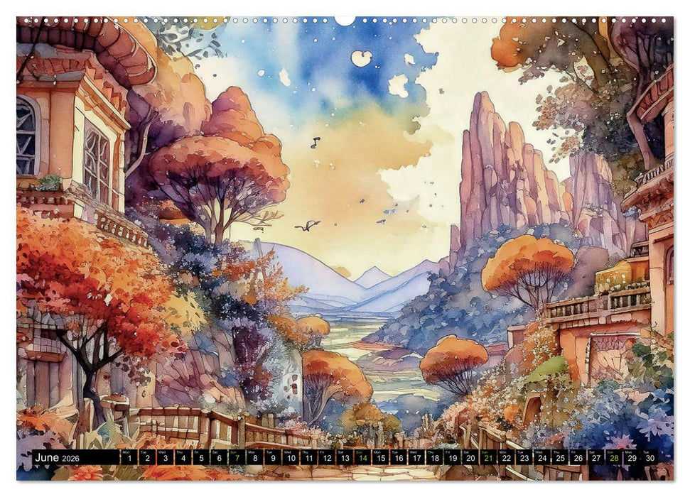 Visions of a Fairytale World (CALVENDO Premium-Calendar 2026)