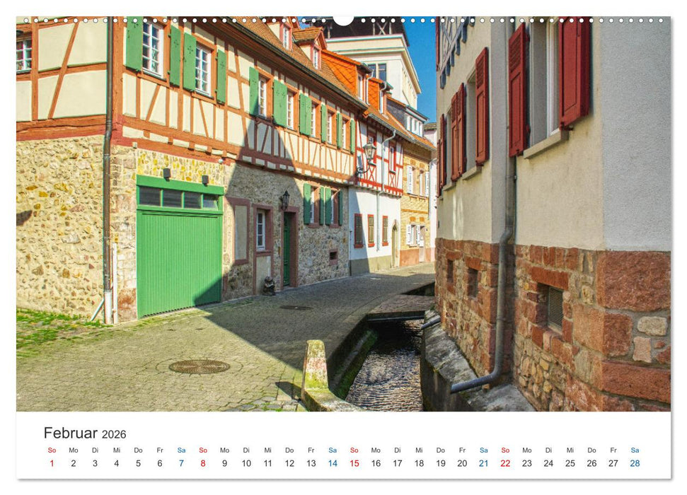 Weinheim - Eine Perle an der Bergstraße (CALVENDO Wandkalender 2026)