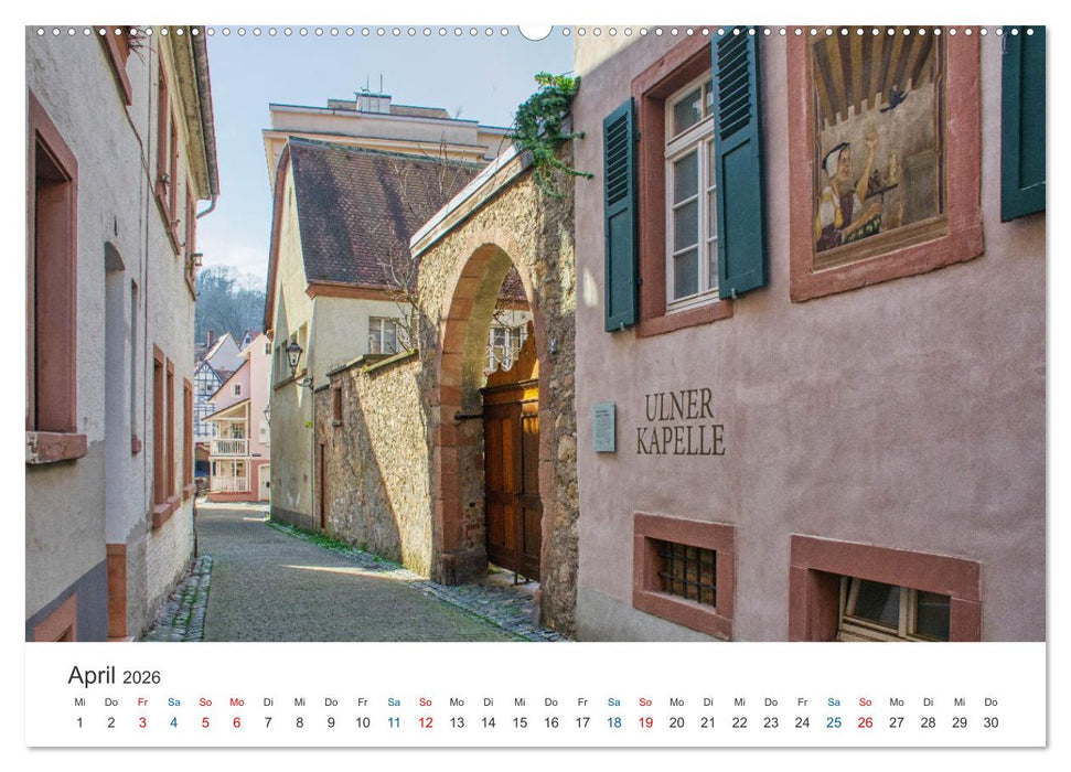 Weinheim - Eine Perle an der Bergstraße (CALVENDO Wandkalender 2026)