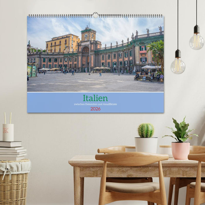 Italien - zwischen Dolomiten und Amalfiküste (CALVENDO Wandkalender 2026)