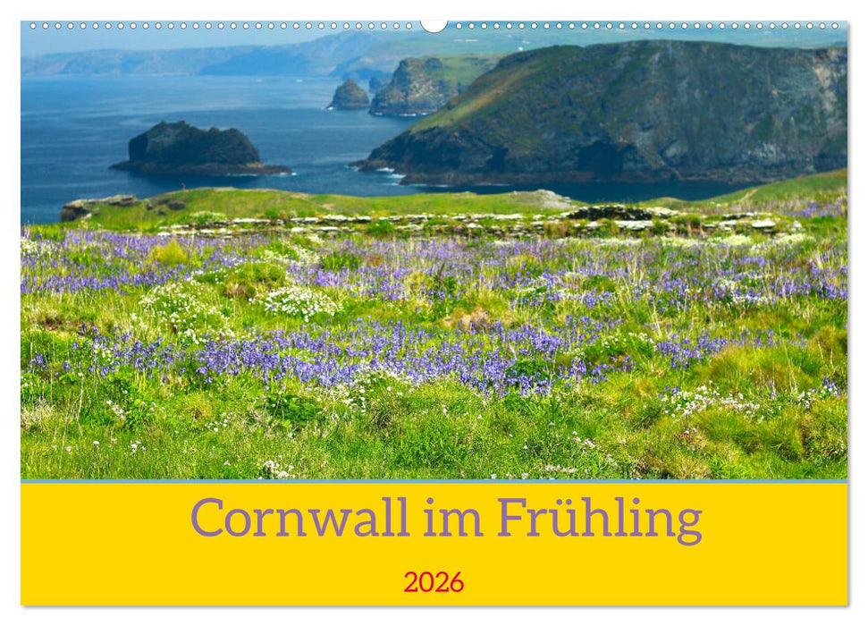 Cornwall im Frühling (CALVENDO Wandkalender 2026)