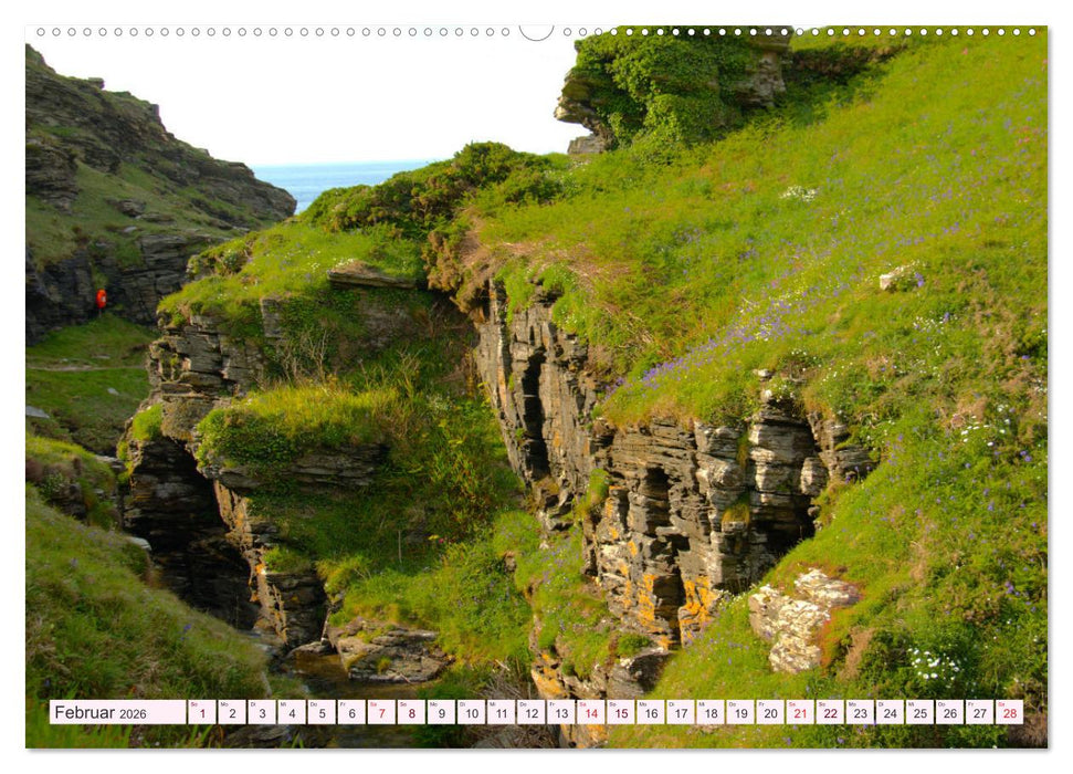 Cornwall im Frühling (CALVENDO Wandkalender 2026)