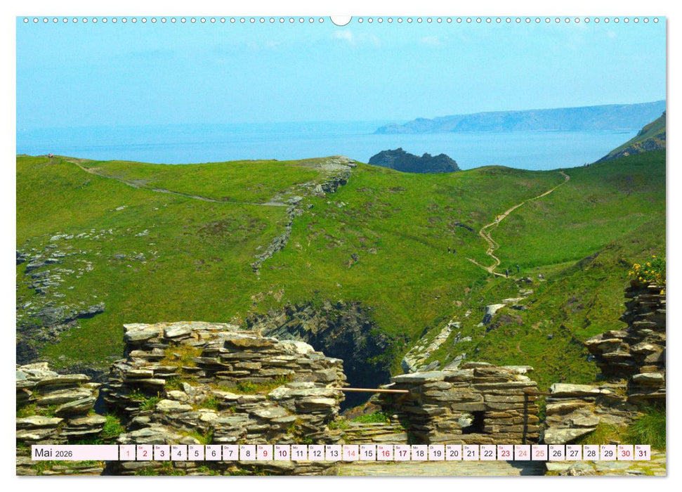 Cornwall im Frühling (CALVENDO Wandkalender 2026)