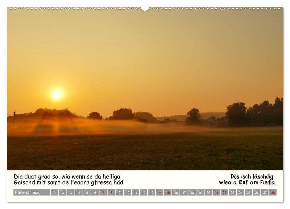 03 Schwäbische Sprichwörter - Dös au no! (CALVENDO Wandkalender 2026)