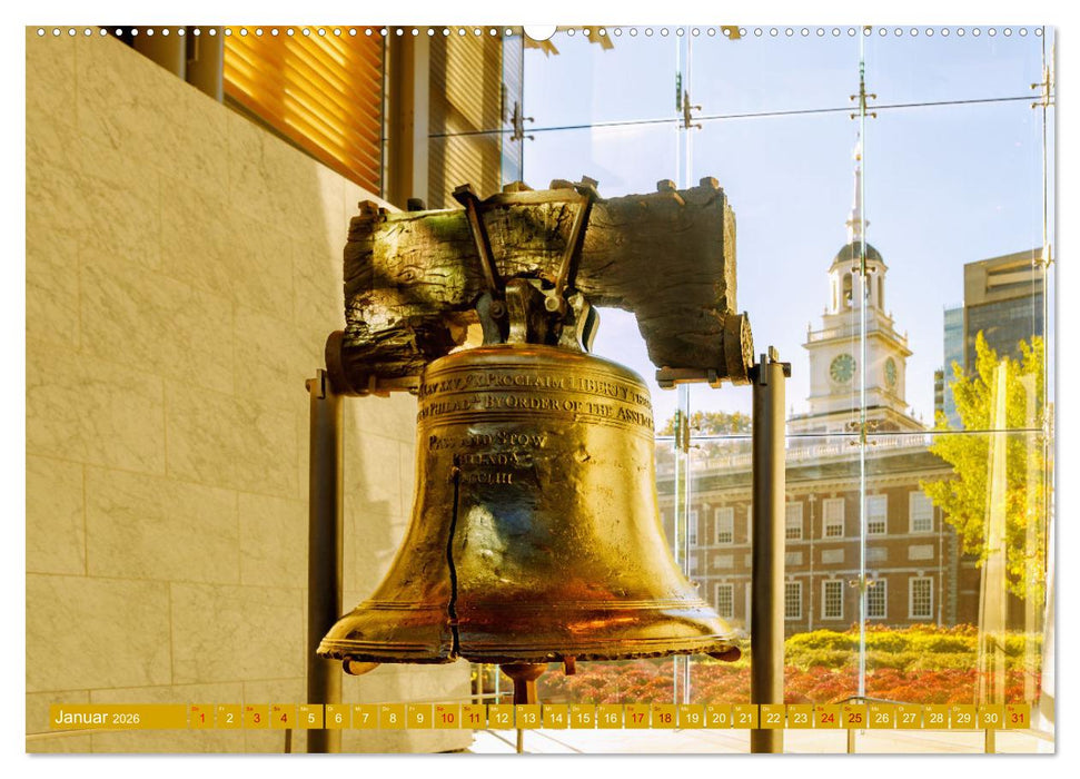 Pennsylvania. Die Wiege der USA zwischen Tradition und Moderne (CALVENDO Wandkalender 2026)