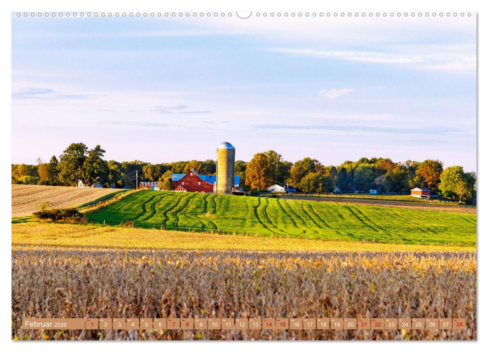 Pennsylvania. Die Wiege der USA zwischen Tradition und Moderne (CALVENDO Wandkalender 2026)