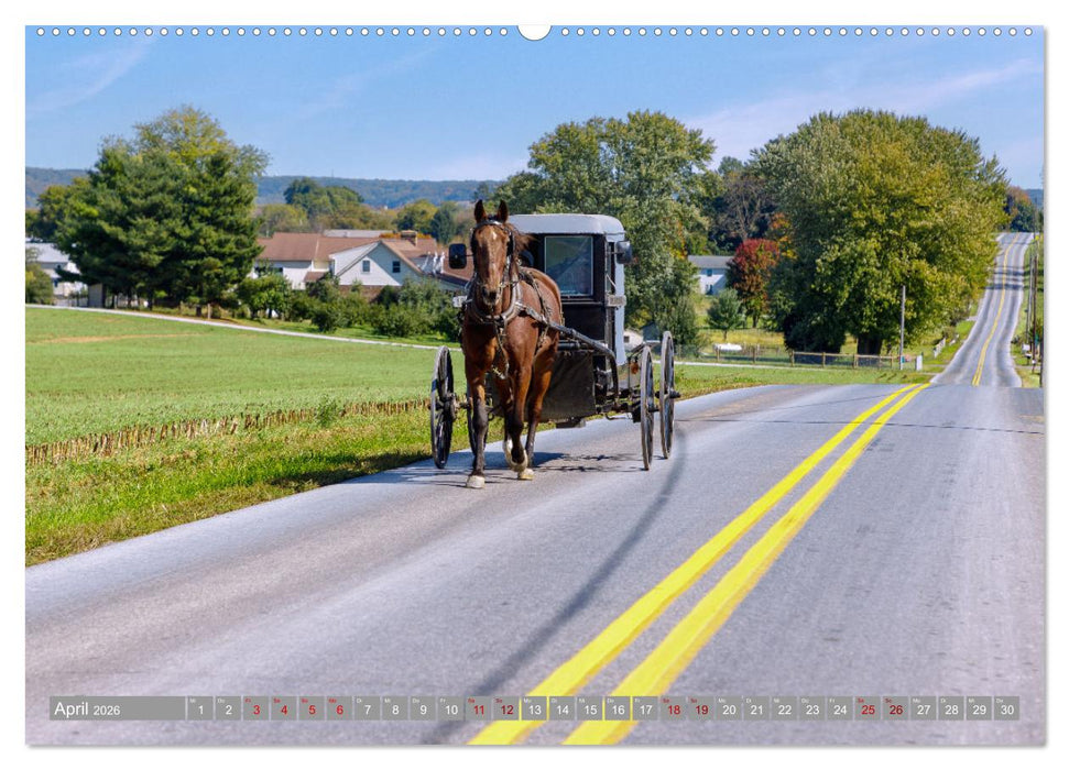 Pennsylvania. Die Wiege der USA zwischen Tradition und Moderne (CALVENDO Wandkalender 2026)