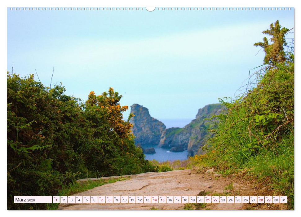 Cornwall im Frühling (CALVENDO Premium Wandkalender 2026)