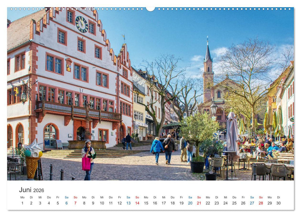 Weinheim - Eine Perle an der Bergstraße (CALVENDO Premium Wandkalender 2026)