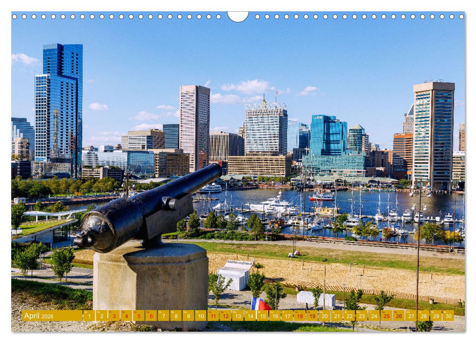 Baltimore. Maritimer Charme an der Ostküste der USA (CALVENDO Wandkalender 2026)
