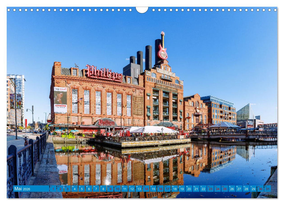 Baltimore. Maritimer Charme an der Ostküste der USA (CALVENDO Wandkalender 2026)