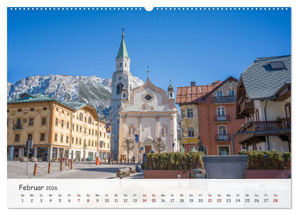 Italien - zwischen Dolomiten und Amalfiküste (CALVENDO Premium Wandkalender 2026)