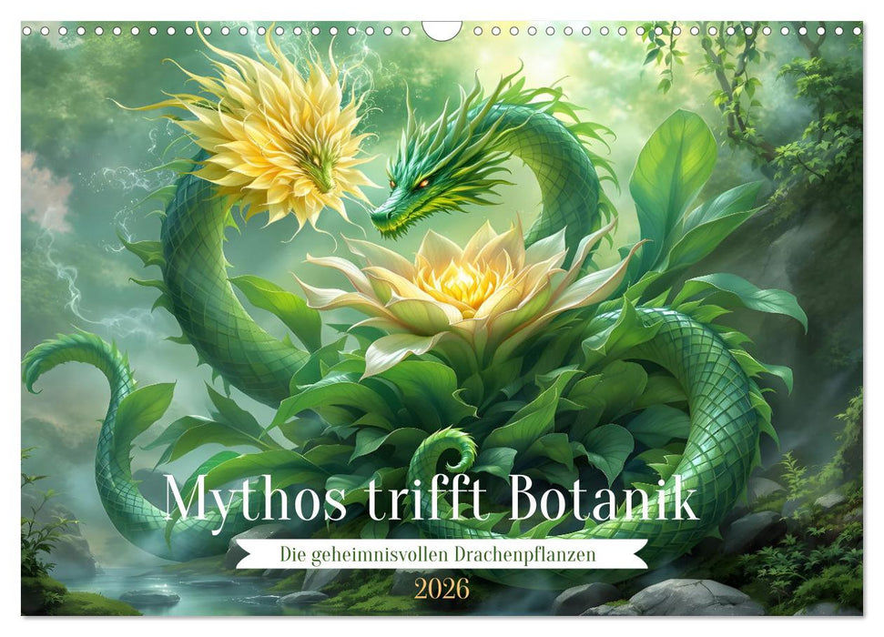 Mythos trifft Botanik – Die geheimnisvollen Drachenpflanzen (CALVENDO Wandkalender 2026)