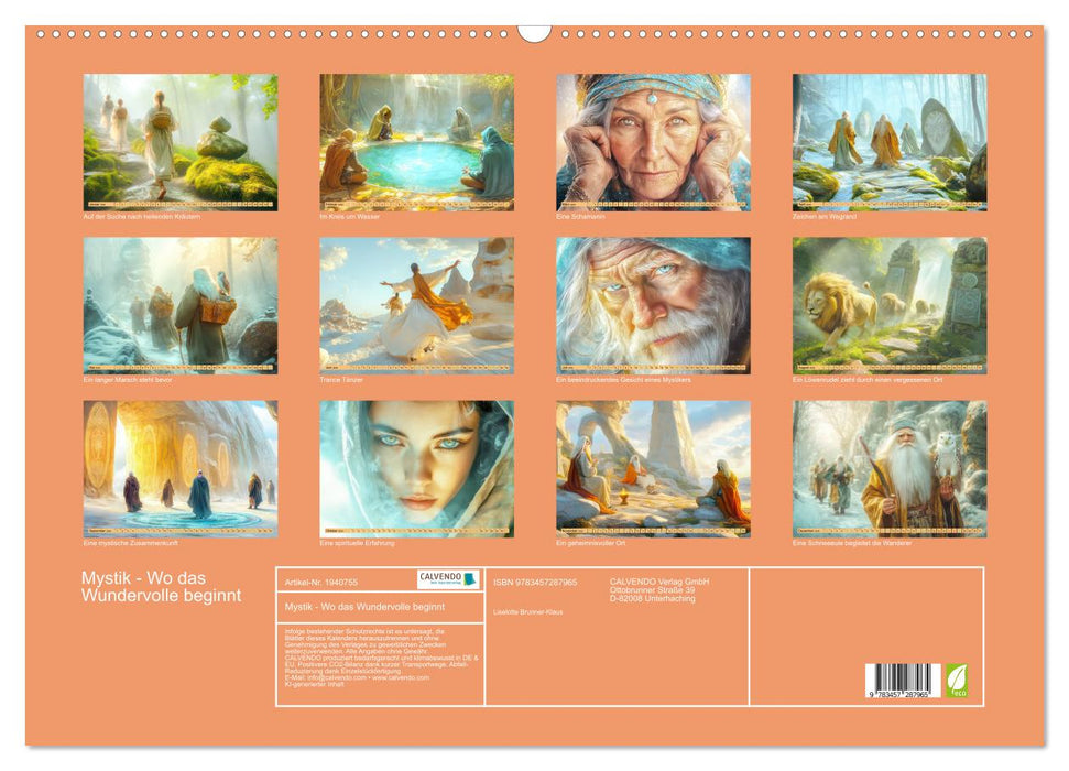 Mystik - Wo das Wundervolle beginnt (CALVENDO Wandkalender 2026)