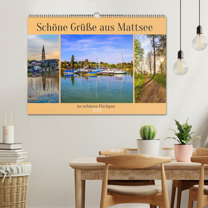 Schöne Grüße aus Mattsee (CALVENDO Wandkalender 2026)