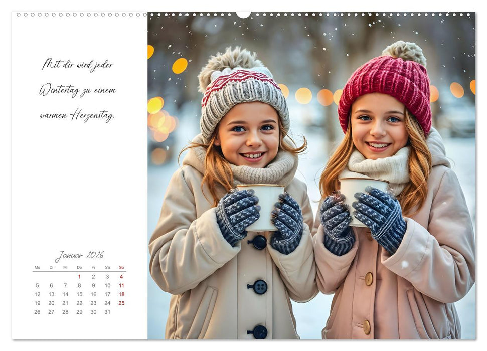 Schwesterzeit - Mit dir ist jeder Tag besonders (CALVENDO Premium Wandkalender 2026)