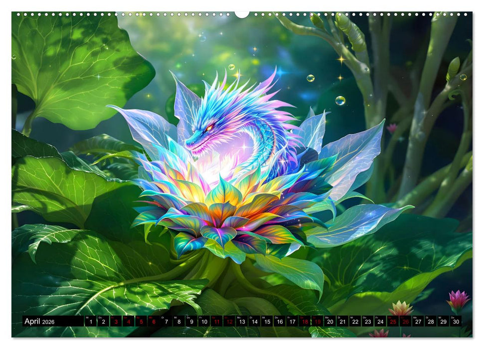 Mythos trifft Botanik – Die geheimnisvollen Drachenpflanzen (CALVENDO Premium Wandkalender 2026)