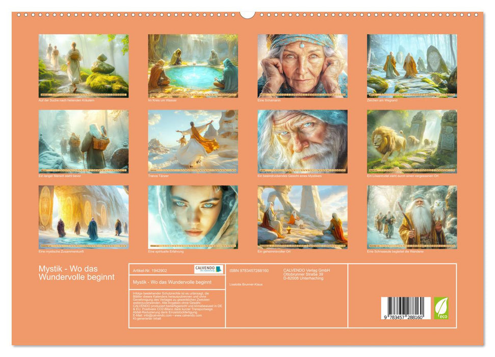 Mystik - Wo das Wundervolle beginnt (CALVENDO Premium Wandkalender 2026)