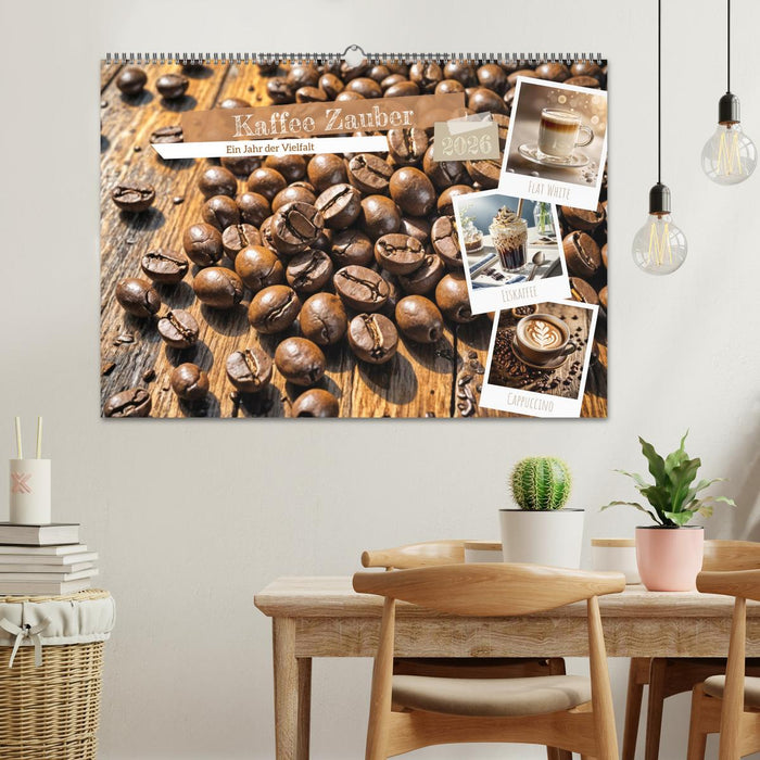Kaffee Zauber - Ein Jahr der Vielfalt (CALVENDO Wandkalender 2026)