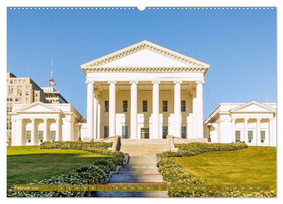 Virginia. Amerikanische Schönheit zwischen Küste und Bergen (CALVENDO Wandkalender 2026)