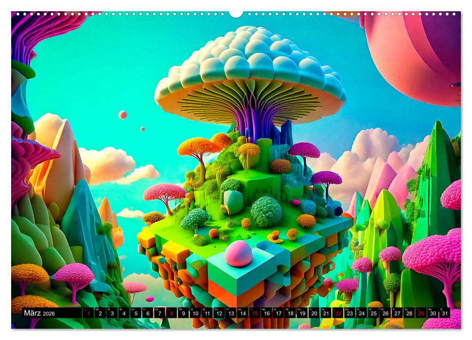 Der Terraforming-Baukasten (CALVENDO Wandkalender 2026)