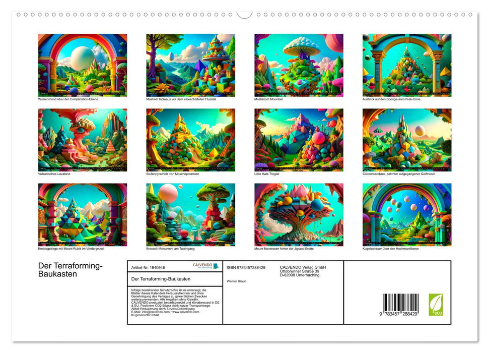 Der Terraforming-Baukasten (CALVENDO Premium Wandkalender 2026)