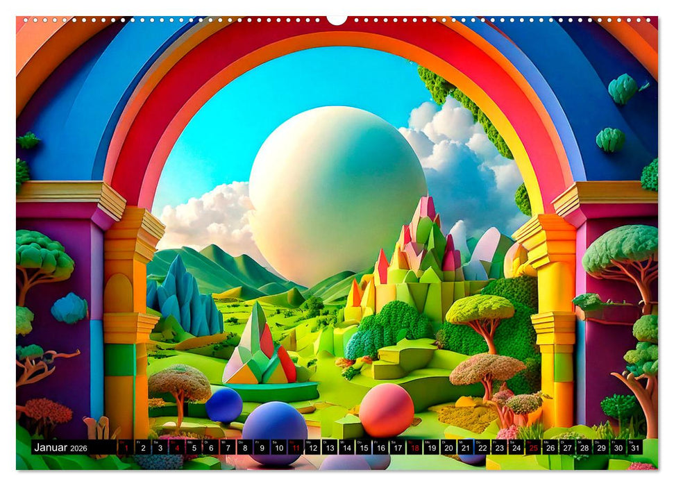 Der Terraforming-Baukasten (CALVENDO Premium Wandkalender 2026)