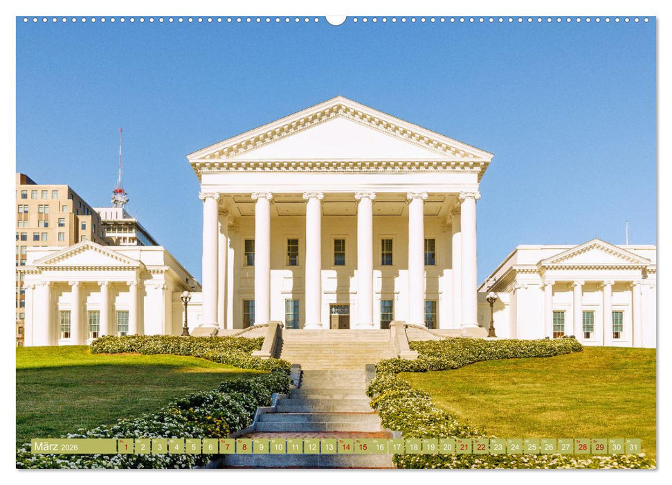 USA Ostküste. Von den Blue Ridge Mountains bis zur Chesapeake Bay (CALVENDO Wandkalender 2026)