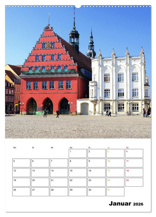 Greifswald - Ein Spaziergang (CALVENDO Premium Wandkalender 2026)