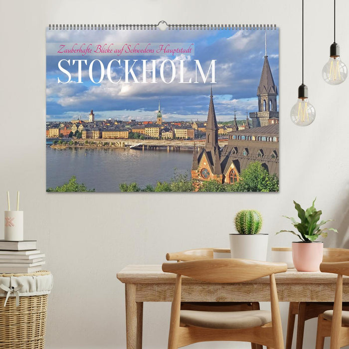 Zauberhafte Blicke auf Schwedens Hauptstadt Stockholm (CALVENDO Wandkalender 2026)