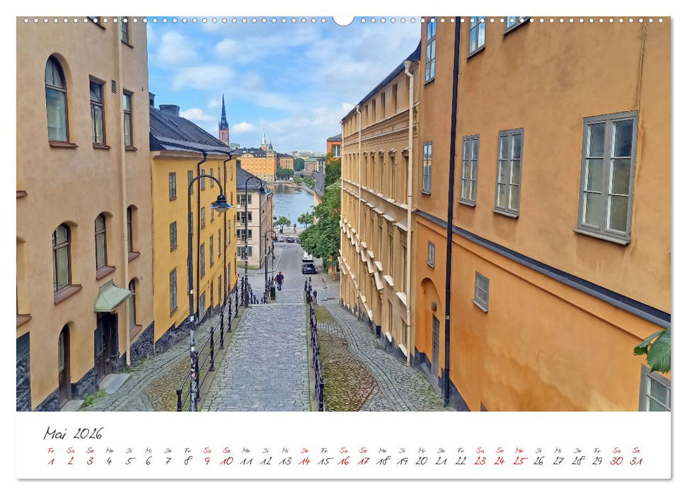 Zauberhafte Blicke auf Schwedens Hauptstadt Stockholm (CALVENDO Premium Wandkalender 2026)