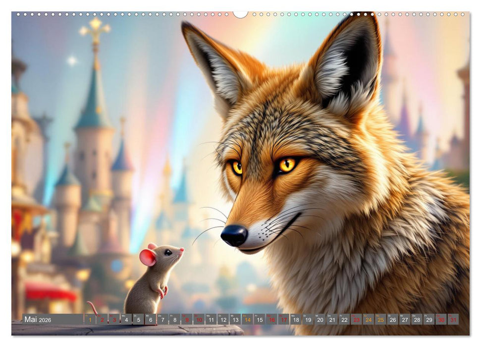 Ungleiche Freunde (CALVENDO Premium Wandkalender 2026)