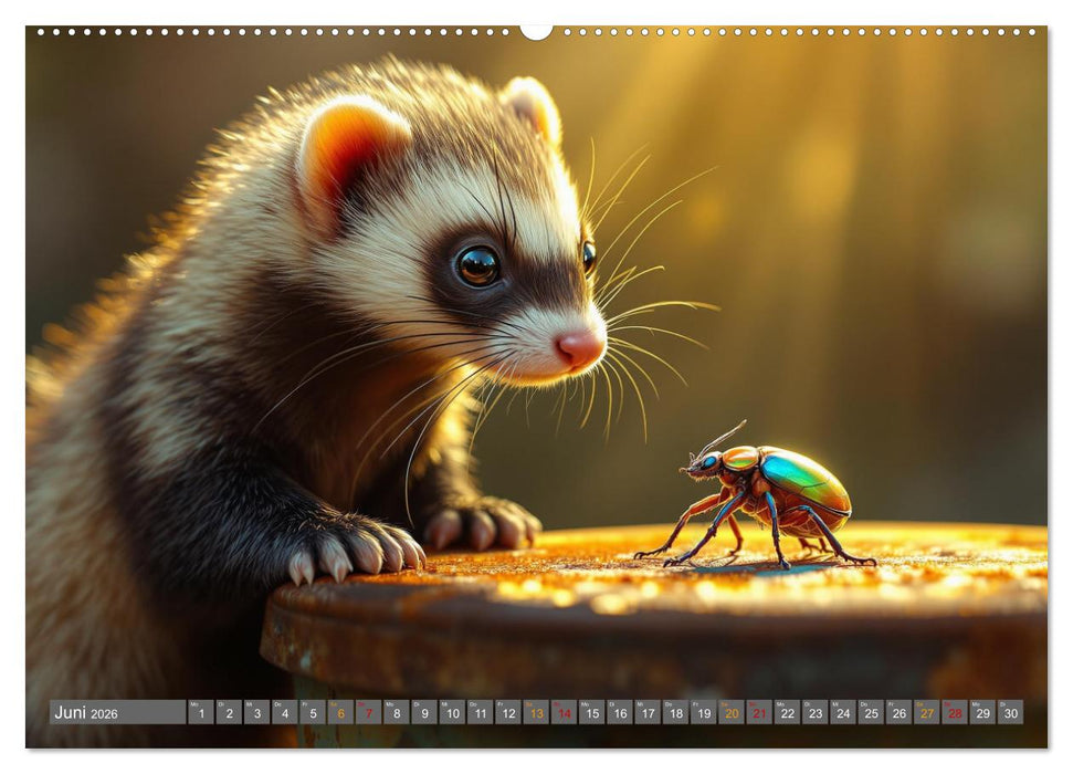 Ungleiche Freunde (CALVENDO Premium Wandkalender 2026)