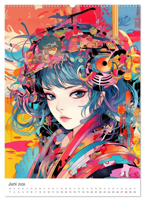 Manga Style (CALVENDO Premium Wandkalender 2026)