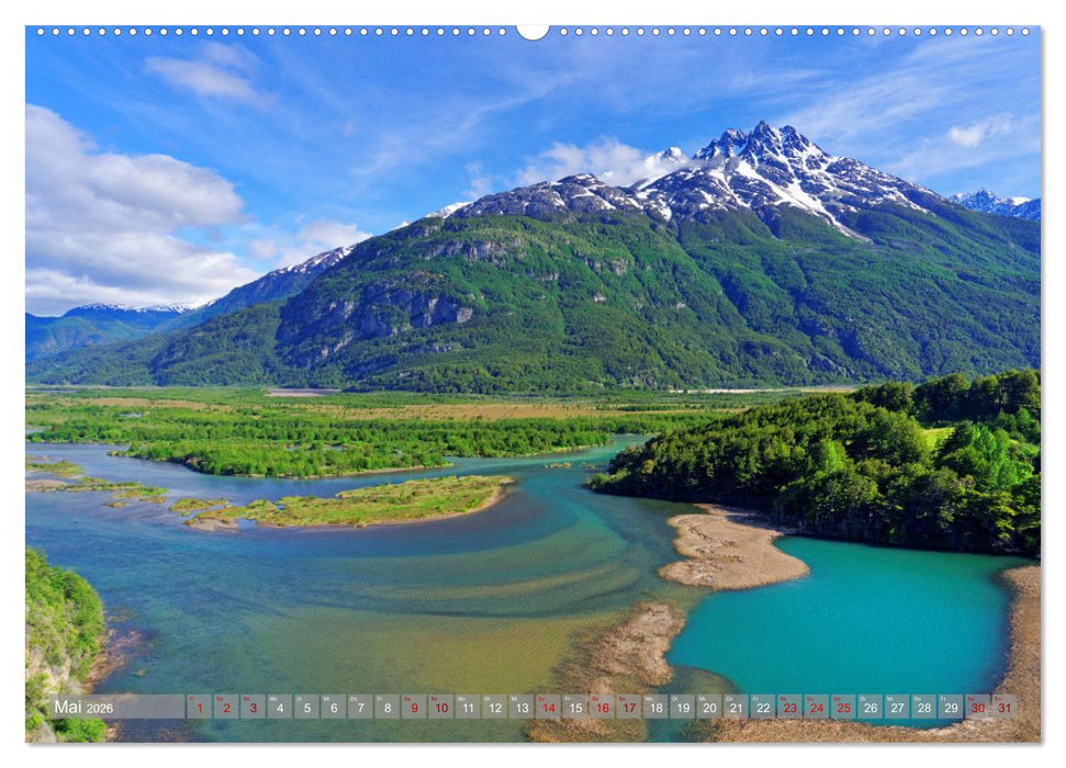 Der Kleine Süden von Chile (CALVENDO Wandkalender 2026)