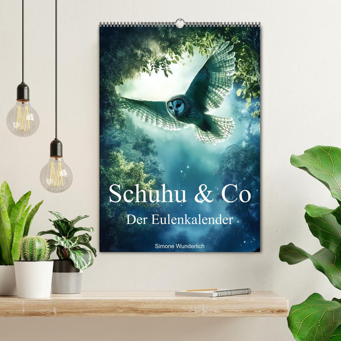 Schuhu & Co - Der Eulenkalender (CALVENDO Wandkalender 2026)