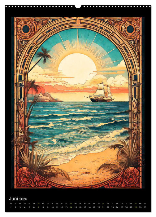 Der Jahreskreis auf alten Illustrationen (CALVENDO Premium Wandkalender 2026)